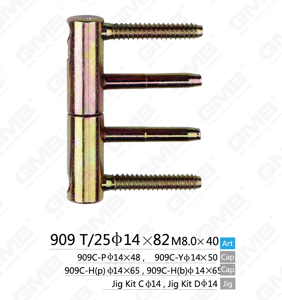 3D Adjustable Hinge with Four Pins [909 T22 φ14×82]