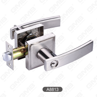 Heavy Duty Tubular Lever Lock Entry Zinc Alloy Handle Door Lock 【A8813】