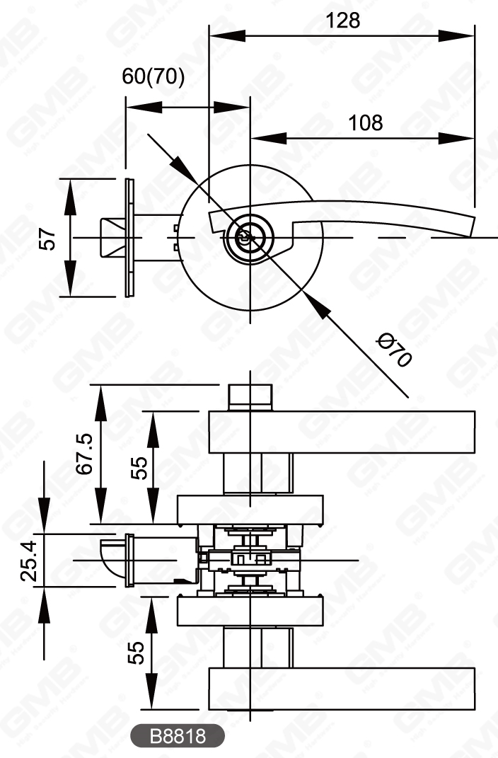 02 Heavy-Duty Tubular Lever Lock Series-24