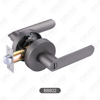 Heavy Duty Tubular Lever Lock Entry Zinc Alloy Handle Door Lock 【B8802】