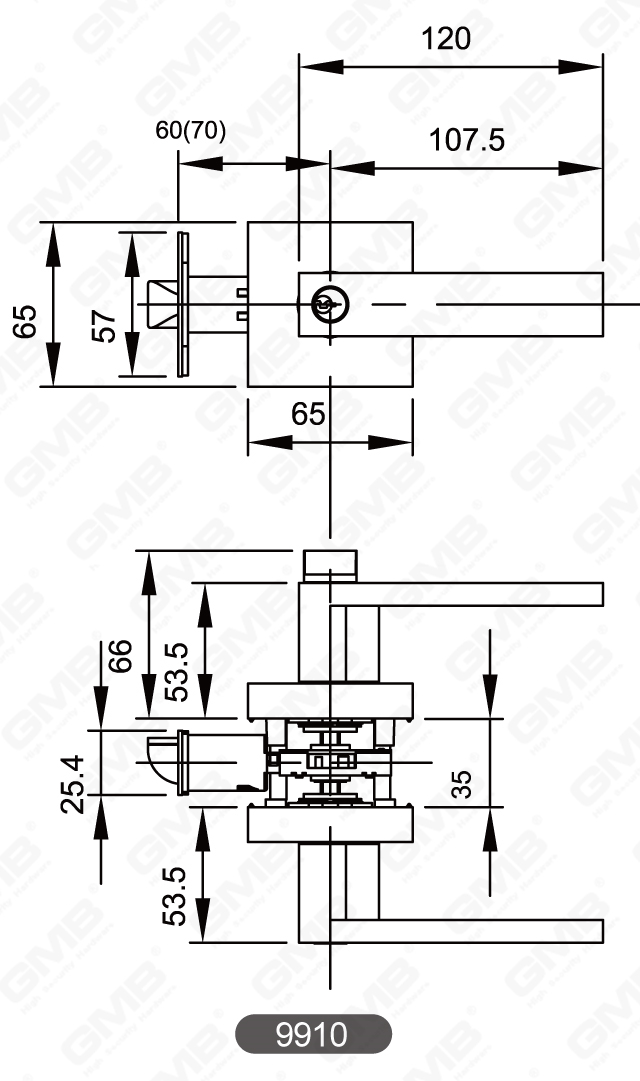 02 Heavy-Duty Tubular Lever Lock Series-02