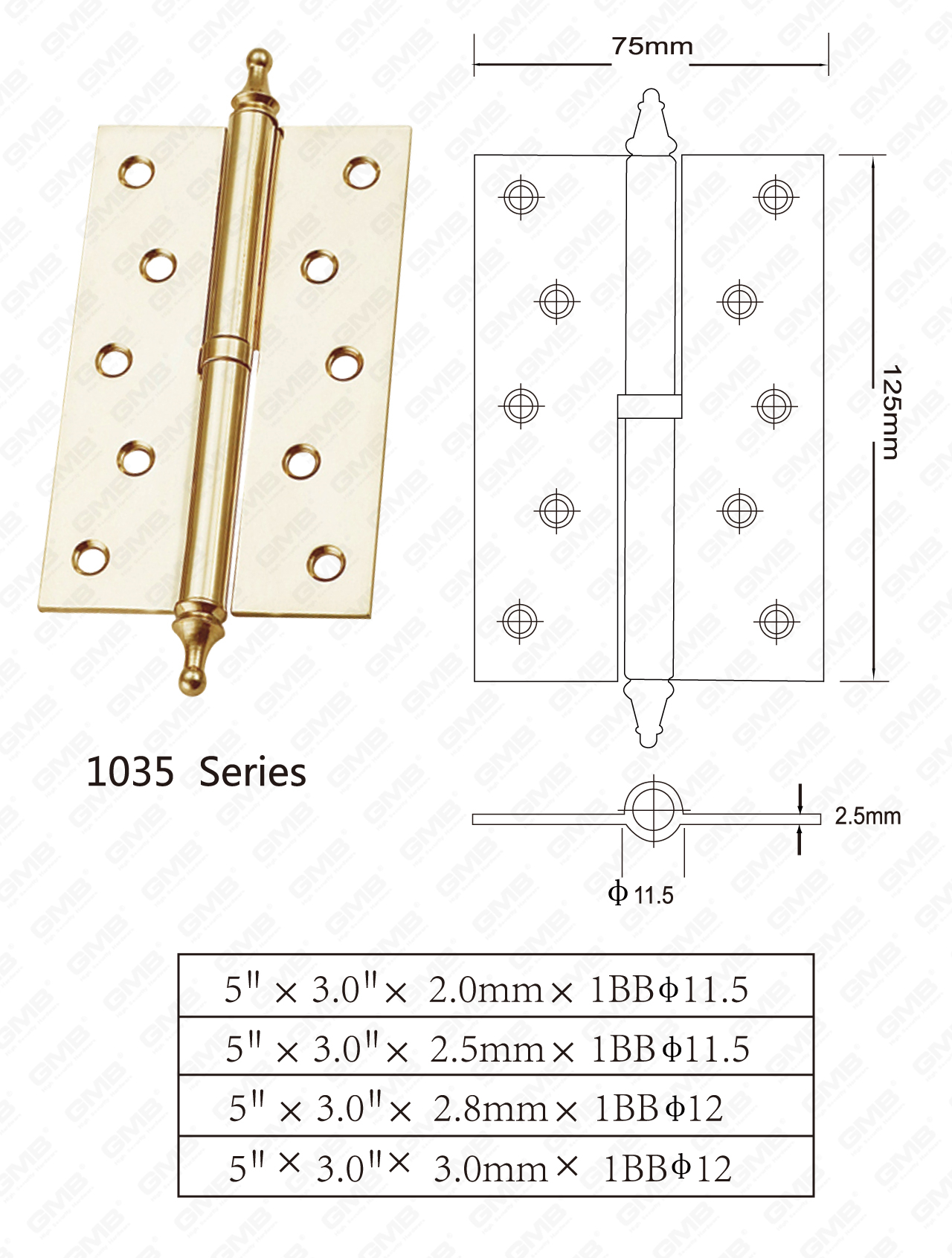 Steel Hinge Series_1035-72