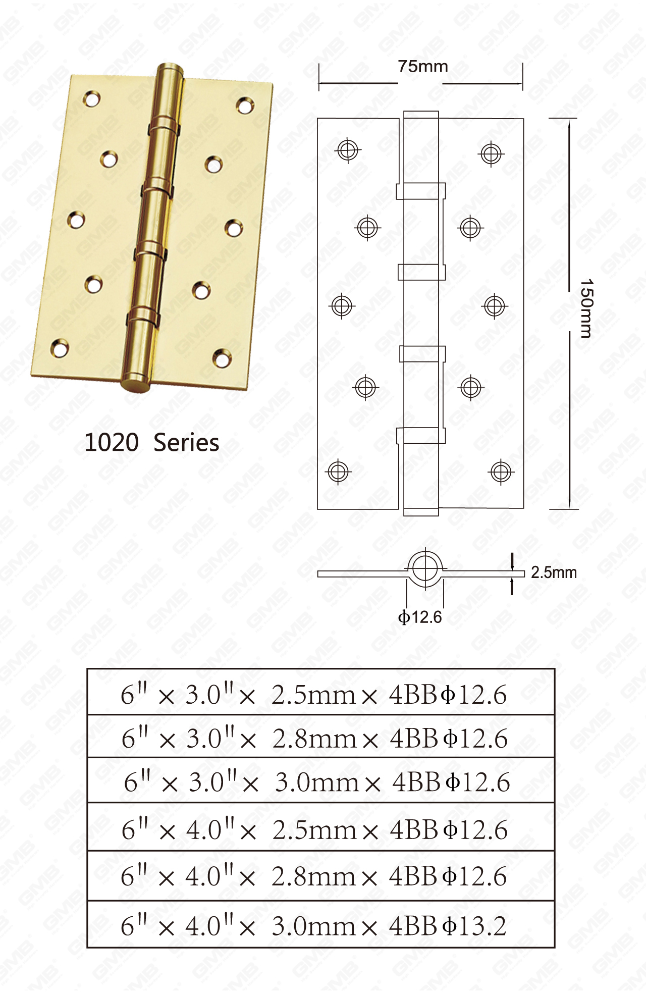 Steel Hinge Series_1020-42