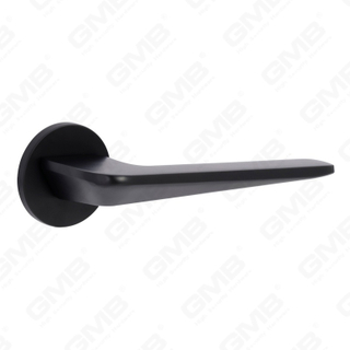 New Modern House Decoration Aluminum Door Handle on Round Rosette