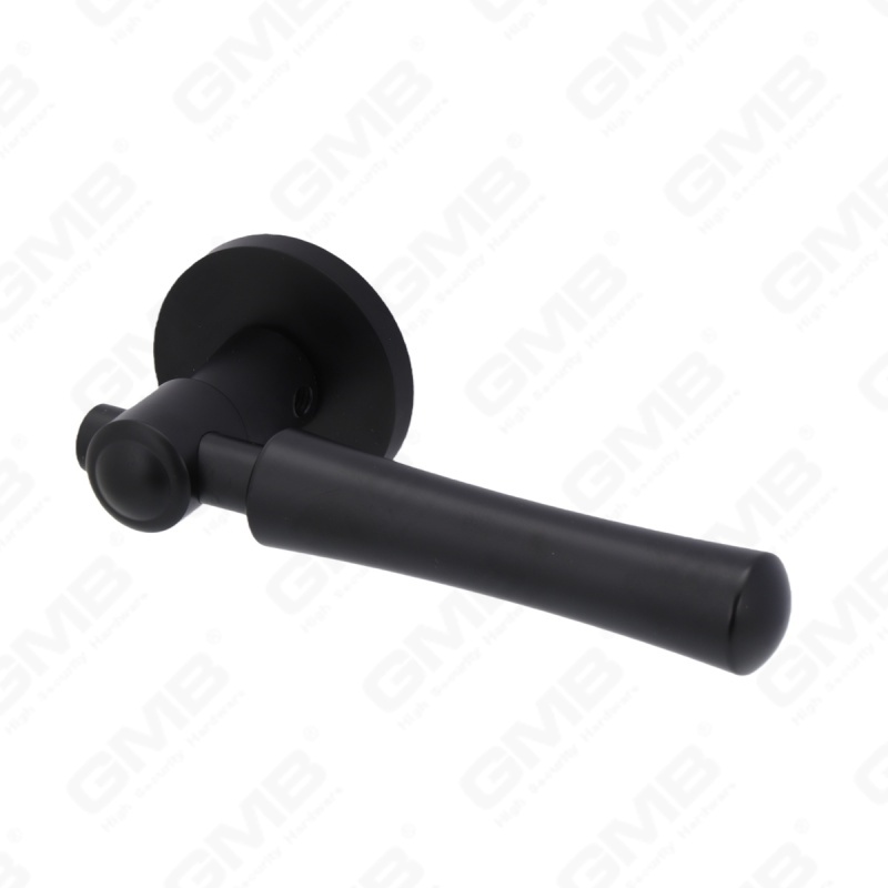 New Modern House Decoration Aluminum Door Handle on Round Rosette