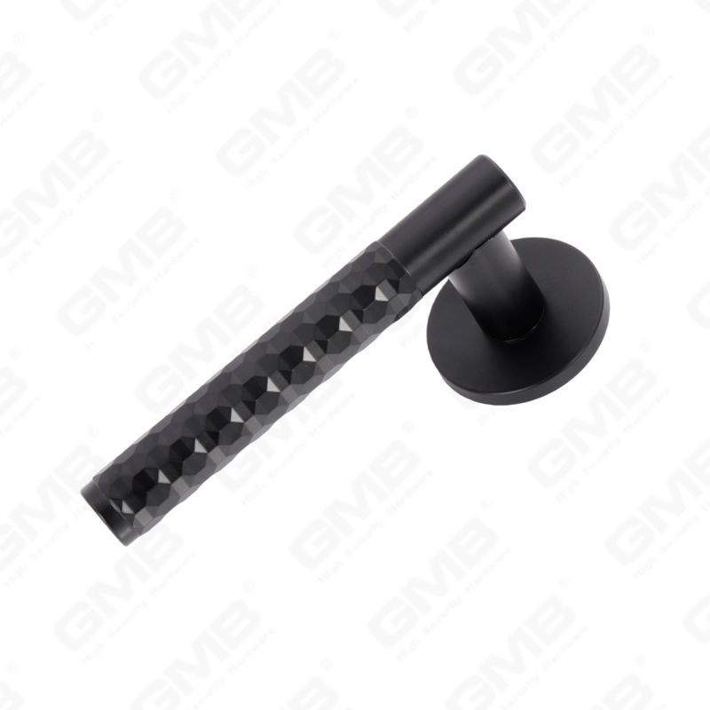 New Modern House Decoration Aluminum Door Handle on Round Rosette