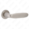 New Modern House Decoration Aluminum Door Handle on Round Rosette