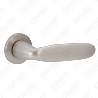 New Modern House Decoration Aluminum Door Handle on Round Rosette