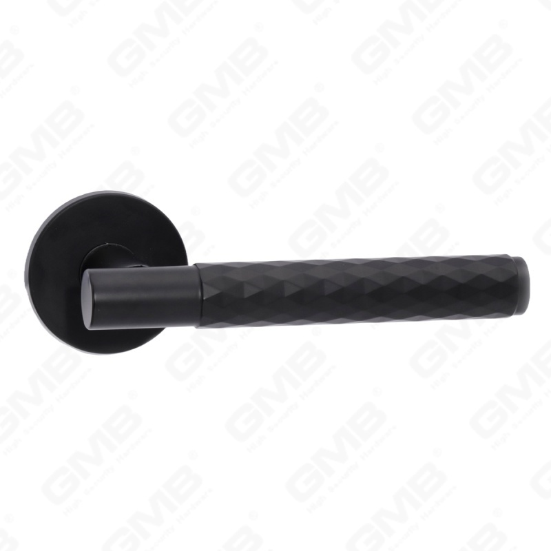 New Modern House Decoration Aluminum Door Handle on Round Rosette