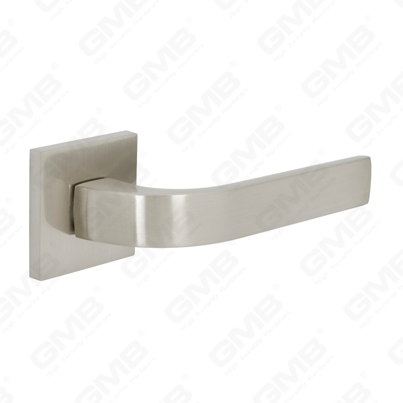 New Modern House Decoration Aluminum Door Handle on Round Rosette