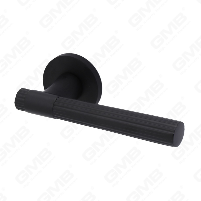 New Modern House Decoration Aluminum Door Handle on Round Rosette