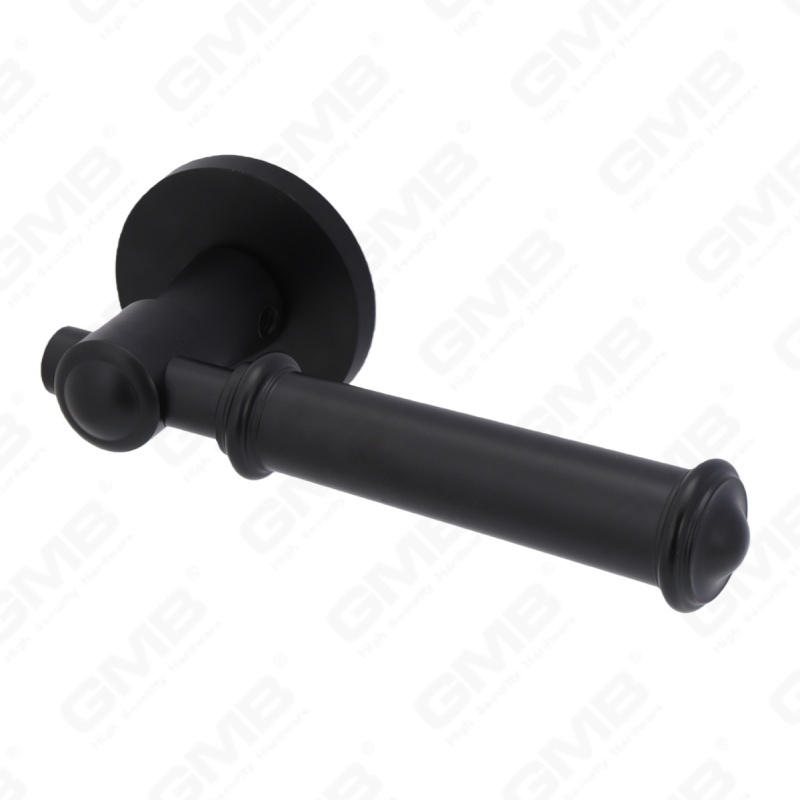 New Modern House Decoration Aluminum Door Handle on Round Rosette