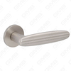 New Modern House Decoration Aluminum Door Handle on Round Rosette