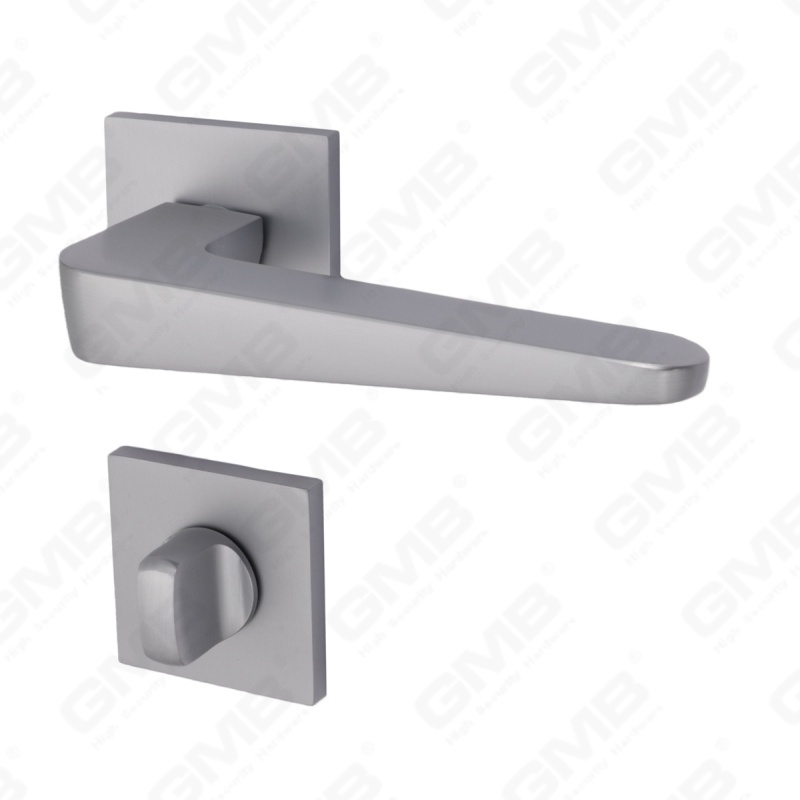 New Modern House Decoration Aluminum Door Handle on Round Rosette