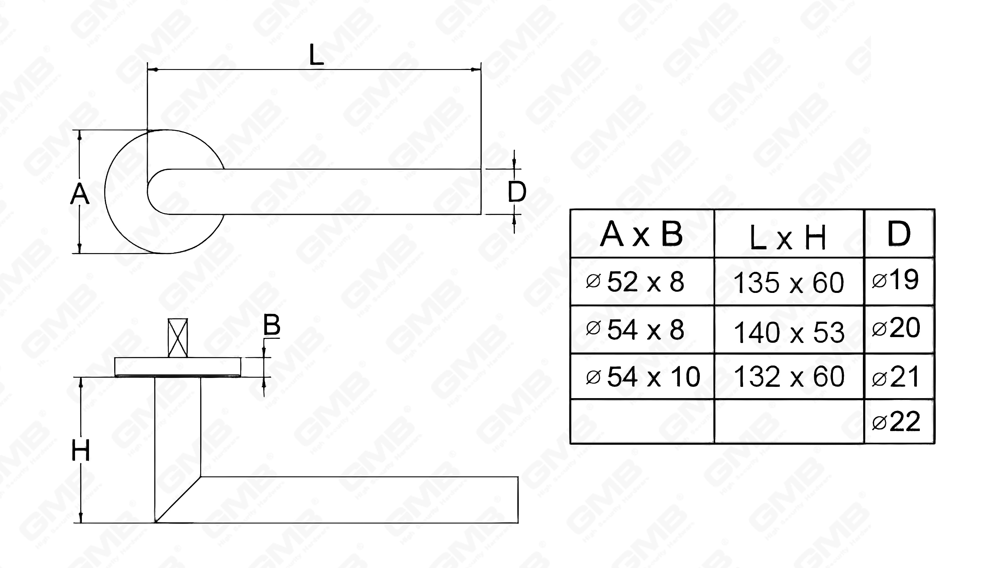 Stainless Steel Lever Handle (4)
