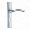 Oxygenate Aluminium Door Handle on Plate Plate Door Handle (G504-G79)