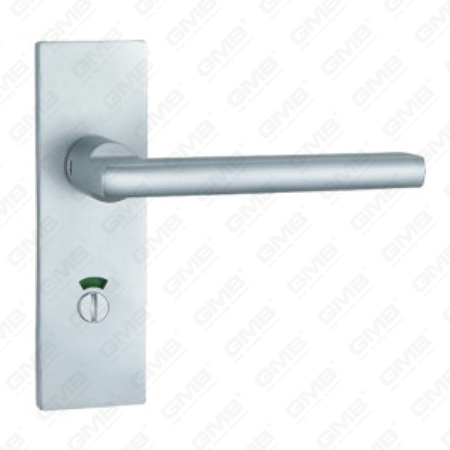 Oxygenate Aluminium Door Handle on Plate Plate Door Handle (G830-G25-BK)
