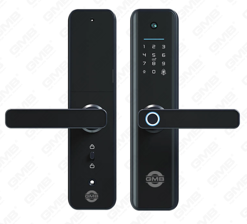 High Security Fingerprint/RFID Card/WiFi/Tuya/TT APP/ with Camera Intelligent Anti-Peep Digital Smart Door Lock (660P)
