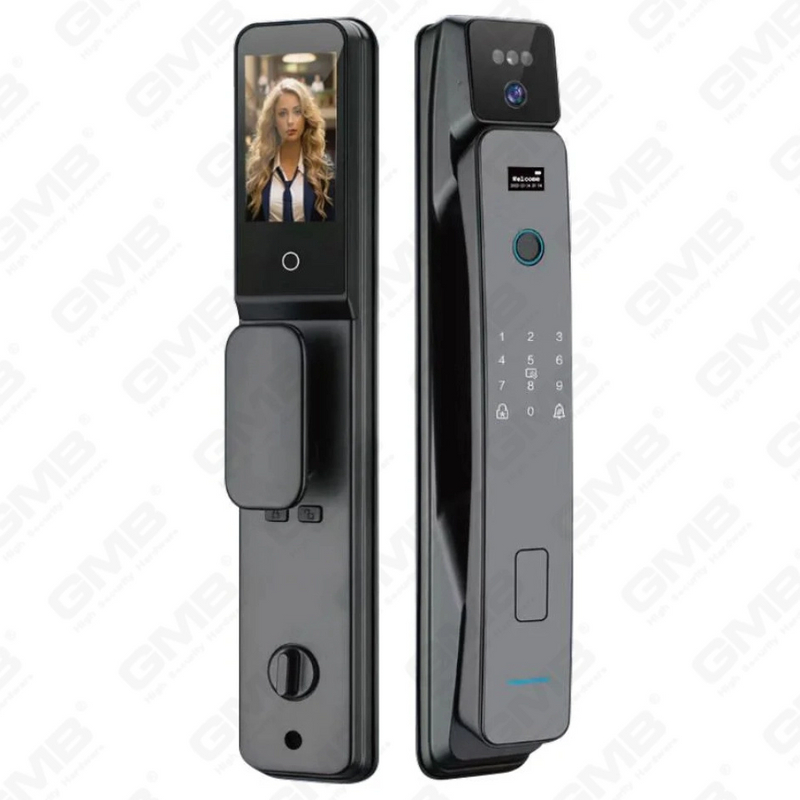 High Security Fingerprint/RFID Card/WiFi/Tuya/Tt APP/ with Camera Intelligent Anti-Peep Digital Smart Door Lock (830)