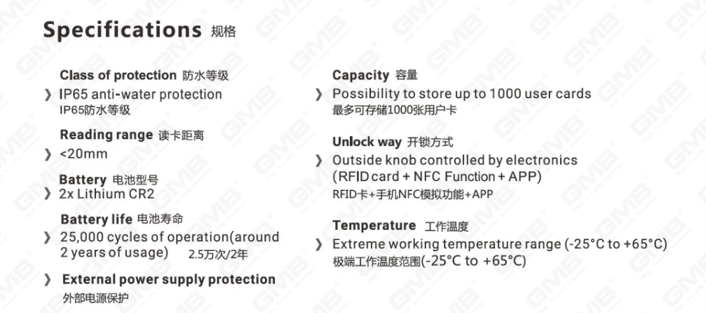 High Security Multi-Unlocking Ways IP65 Keyless WiFi Digital Adjustable Modular Profile Tuya/Tt APP Smart Electronic Door Lock Cylinder