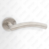 High Quality BS En1906 Grade 4 SUS304 Stainless Steel Entry Round Rose Interior Door Lever Handle (LHT006)