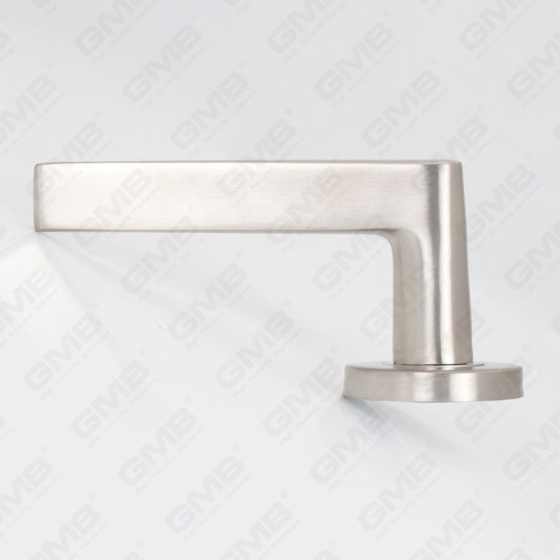 High Quality BS En1906 Grade 4 SUS304 Stainless Steel Entry Round Rose Interior Door Lever Handle (LHT016)