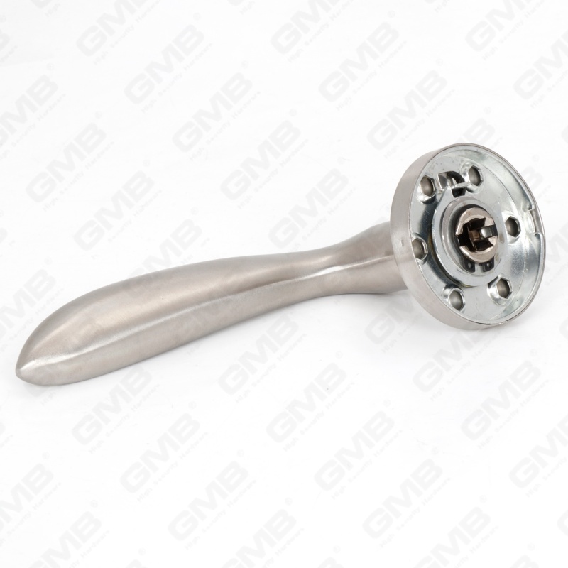 High Quality BS En1906 Grade 4 SUS304 Stainless Steel Entry Round Rose Interior Door Lever Handle (LHT030)