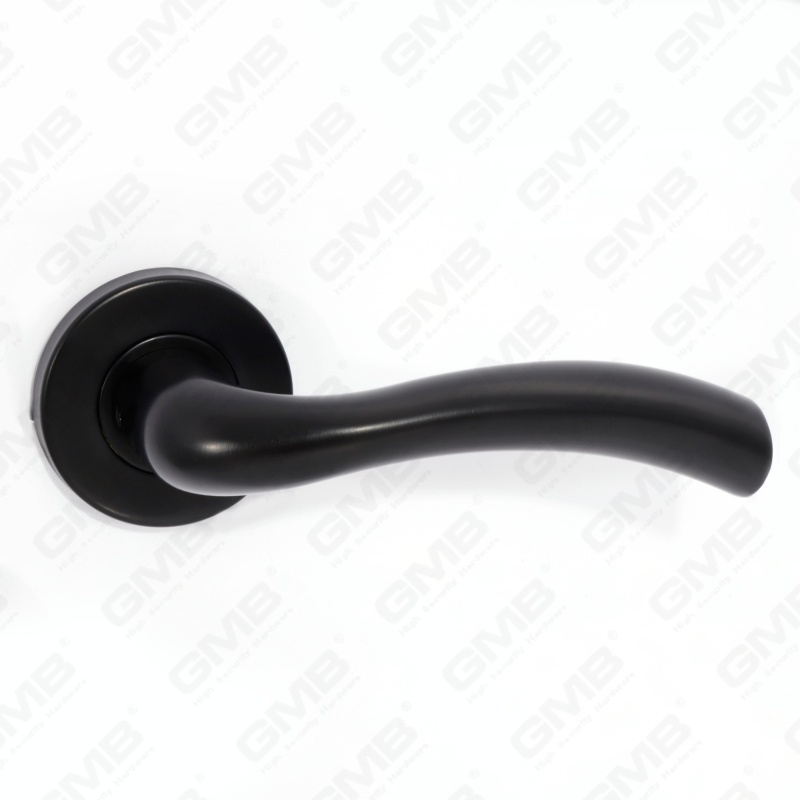 High Quality BS En1906 Grade 4 SUS304 Stainless Steel Entry Round Rose Interior Door Lever Handle (LHT037)