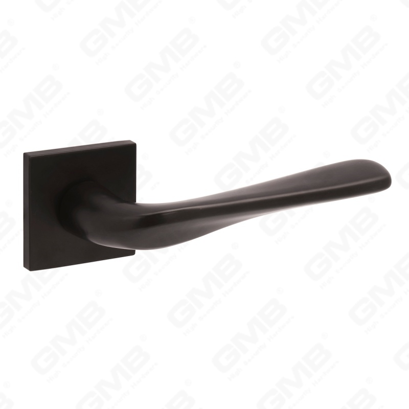 New Modern House Decoration Aluminum Door Handle on Round Rosette