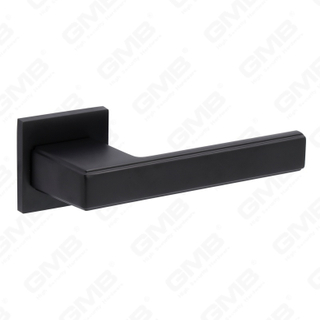 New Modern House Decoration Aluminum Door Handle on Round Rosette