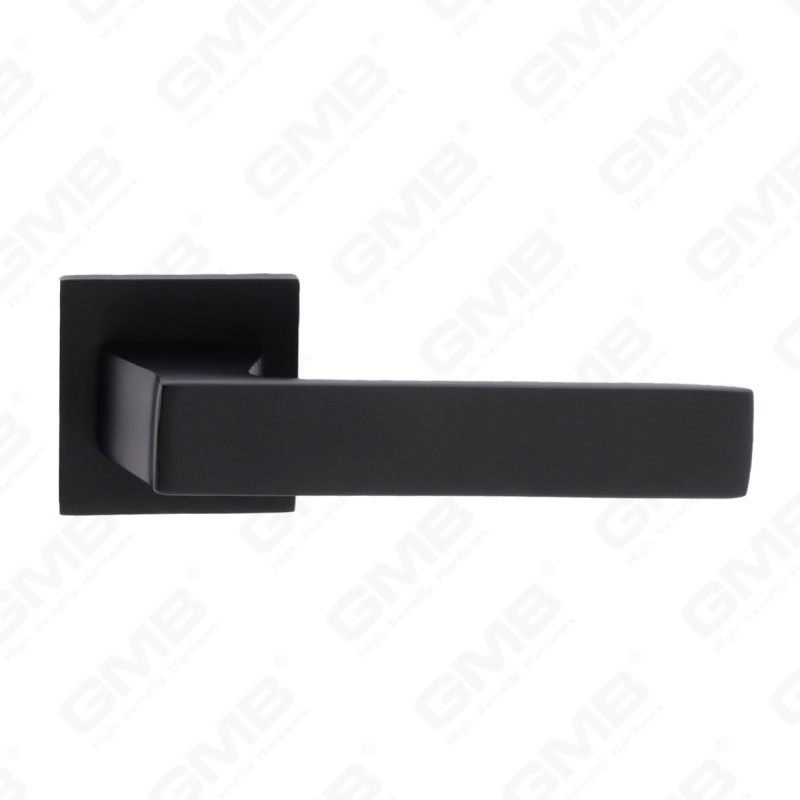 New Modern House Decoration Aluminum Door Handle on Round Rosette