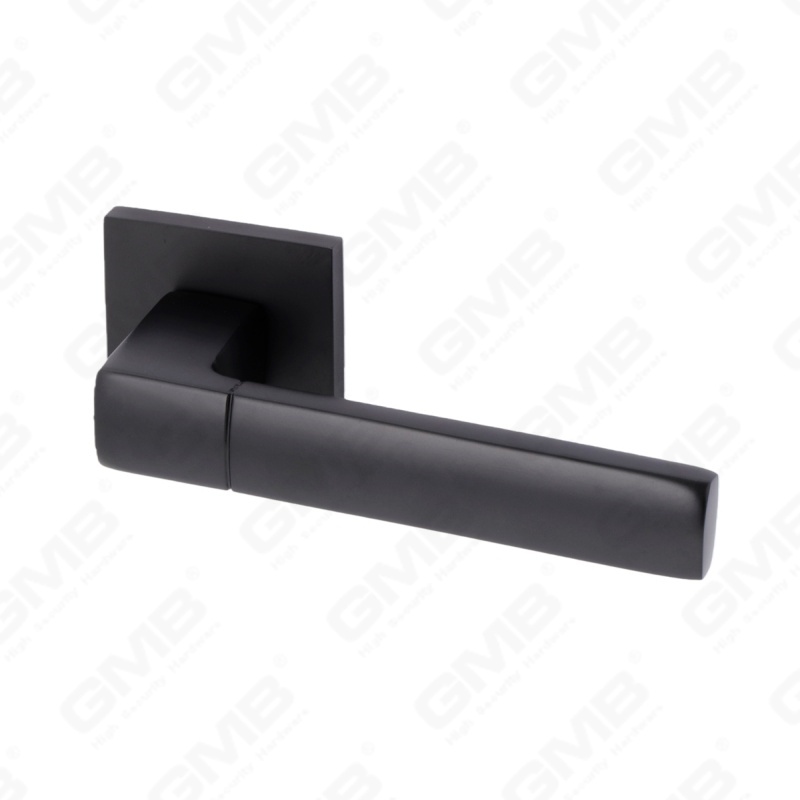 New Modern House Decoration Aluminum Door Handle on Round Rosette