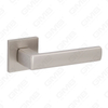 New Modern House Decoration Aluminum Door Handle on Round Rosette