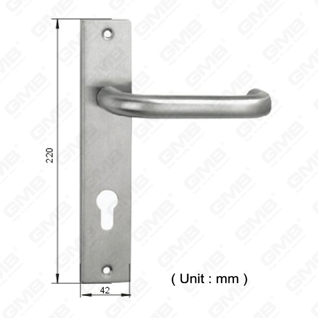 High Quality #304 Stainless Steel Door Handle Lever Handle (SH87-SY02-SS)