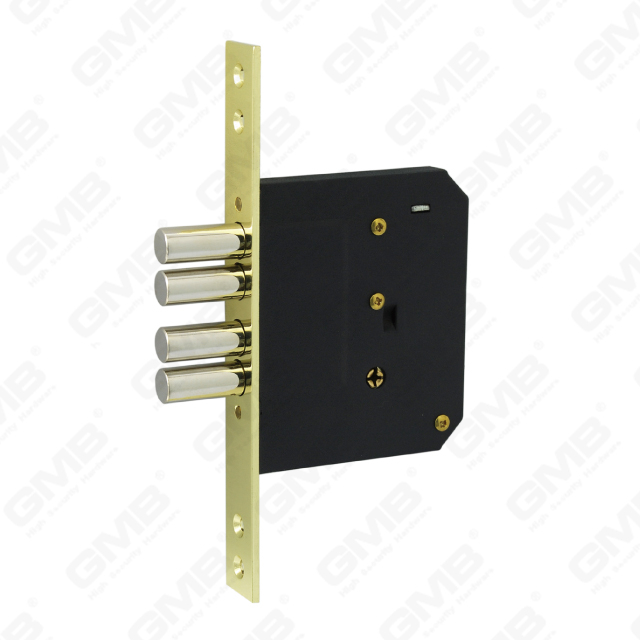 High Security Mortise Door lock 4 pin Steel deadbolt cylinder hole Lock Body (189-4MF)