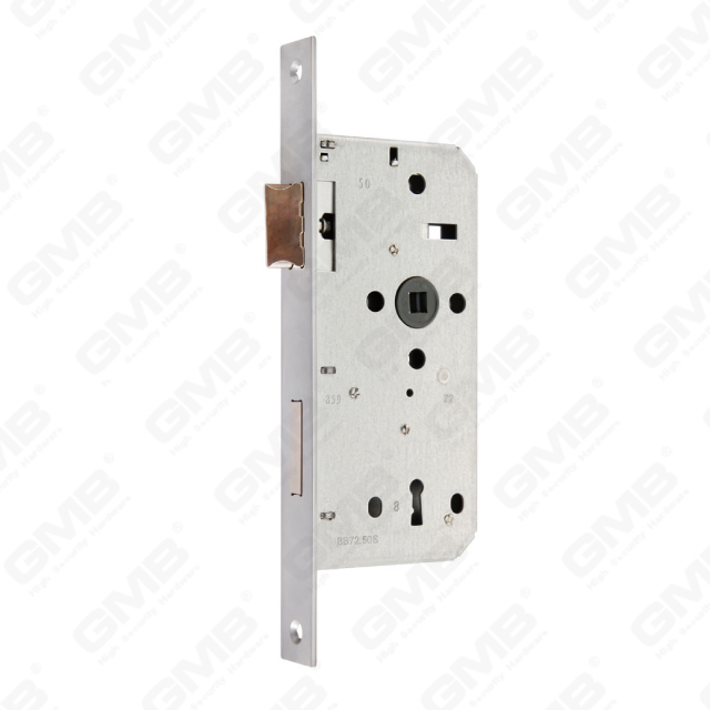 High Security Mortise Door Lock Steel Zamak deadbolt Zamak latch Steel Forend 1 zamak key with 6 differs Lock Body (BB72.50S 55S 60S)
