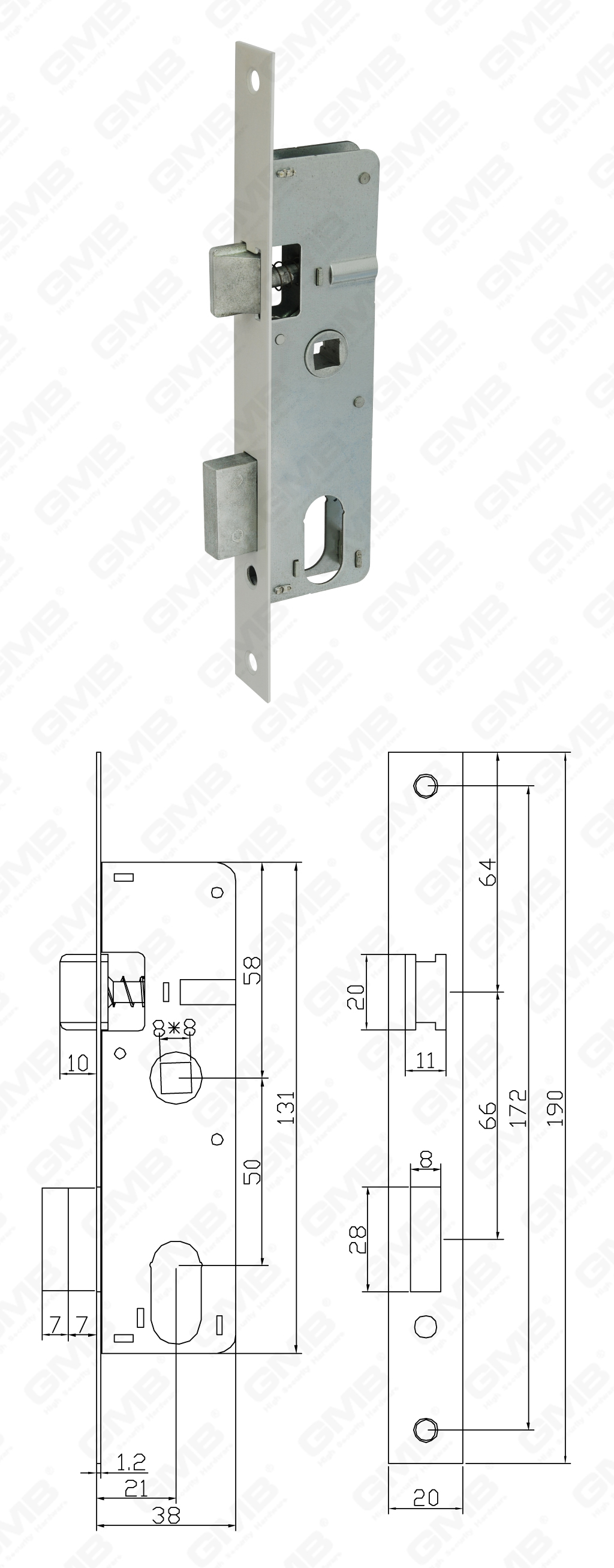 02 Mortise Lock第三部分_JH2001-104