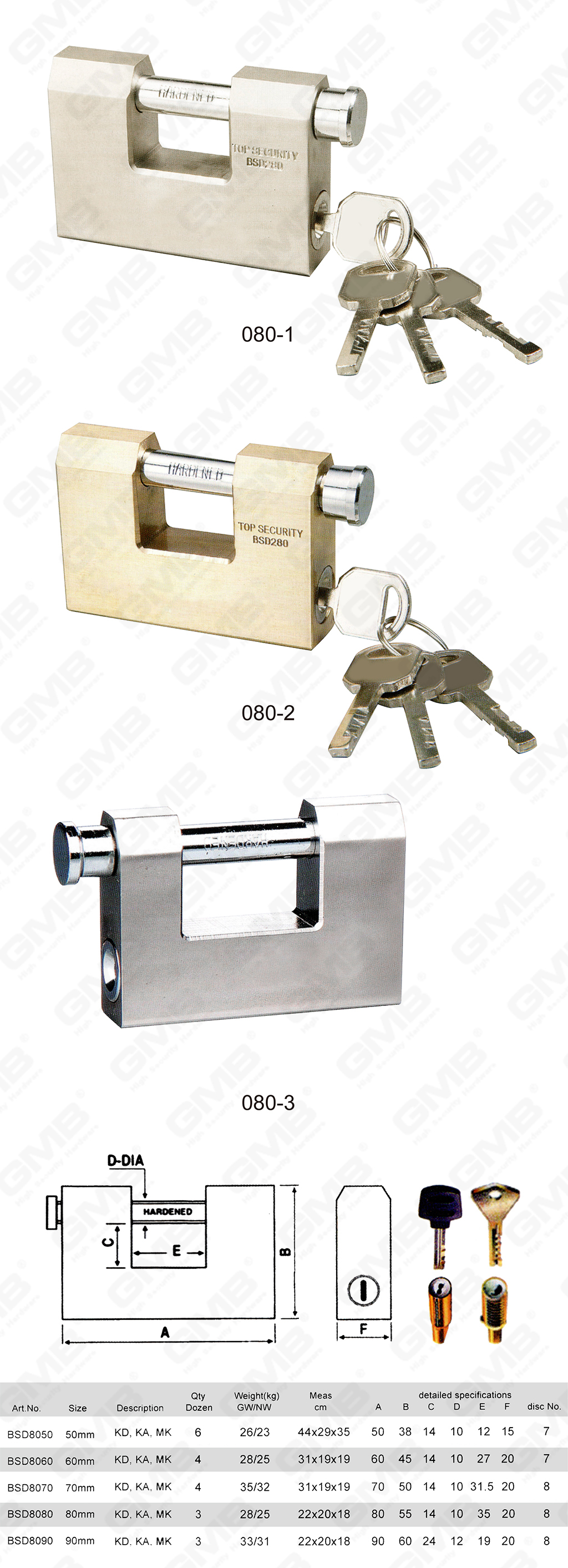 挂锁网站图2_【080】-D- TYPE BRASS PADLOCK-66