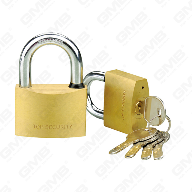 Brass Padlock with Computer Key (021)