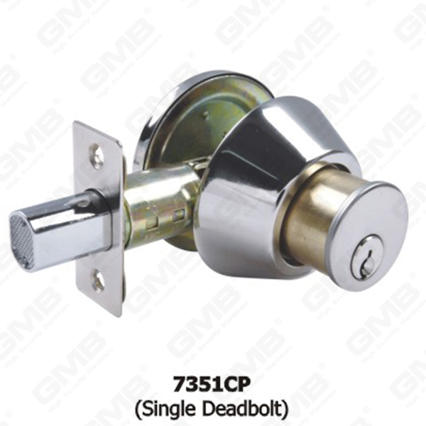 ANSI Grade 3 Standard Single Deadbolt Duty One Side Deadbolt (7351CP) 