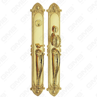Brass Outside Villa Door Handle The American thread copper lock core (UT9818-GPB)