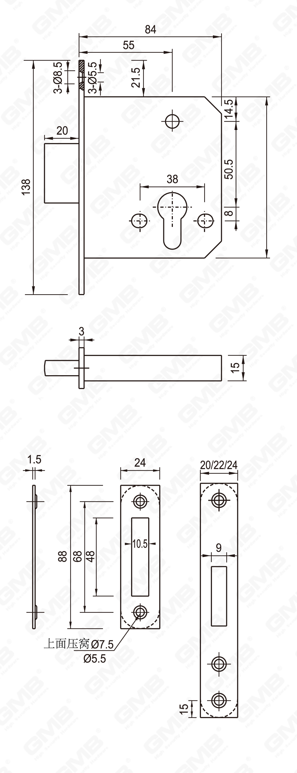 04 Stainless steel lock_55ZD-31