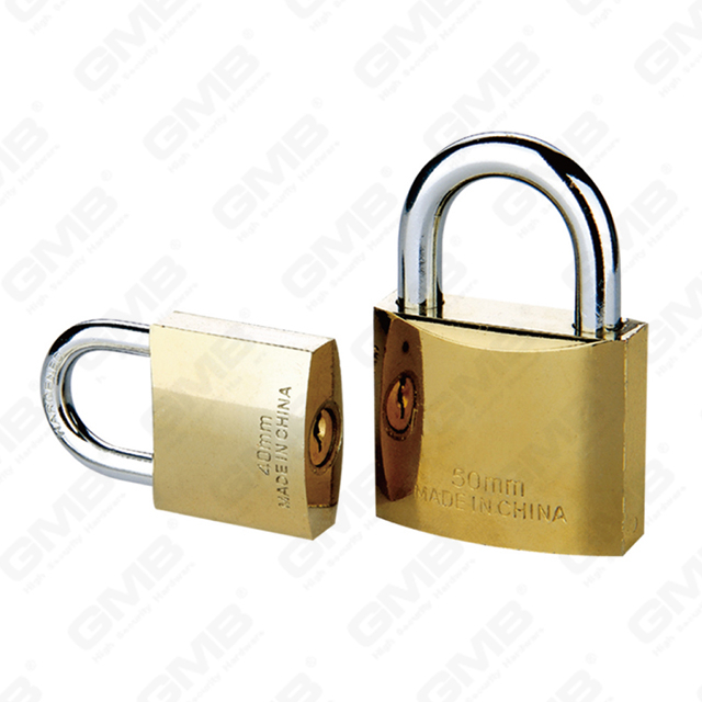 Brass cylinder Gold Plated Iron Padlock (260)