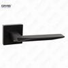 Modern Simple Solid Zinc Alloy Split Door Lock Handle on Square Rosette（Z072504）