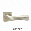Zamak Zinc Alloy Aluminum Rosette Door Handle with Round Rosette (Z05242)