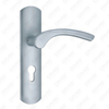 Oxygenate Aluminium Door Handle on Plate Plate Door Handle (G461-G76)