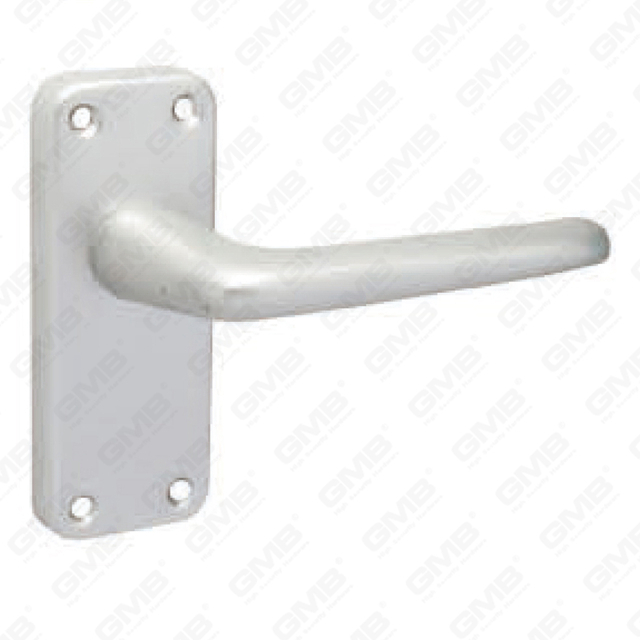 Oxygenate Aluminium Door Handle on Plate Plate Door Handle (39914)