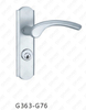 Oxygenate Aluminium Door Handle on Plate Plate Door Handle (G363-G76)