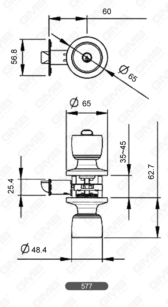 06 Tubular Knob Lock Series-08