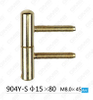 Interchangeability Furniture T Type Hinge with two pins [904Y-S φ15×80]